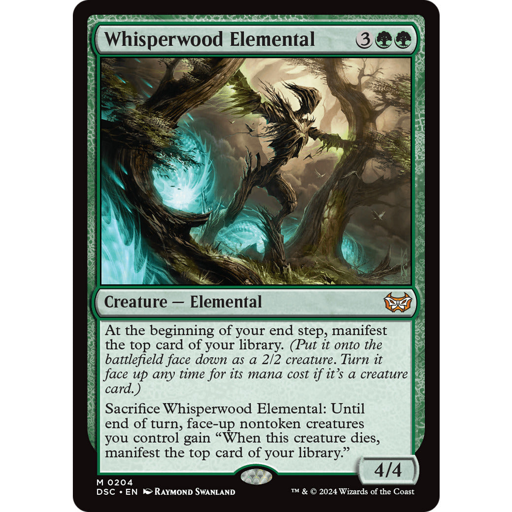 Whisperwood Elemental (Commander: Duskmourn: House of Horror) Light Play