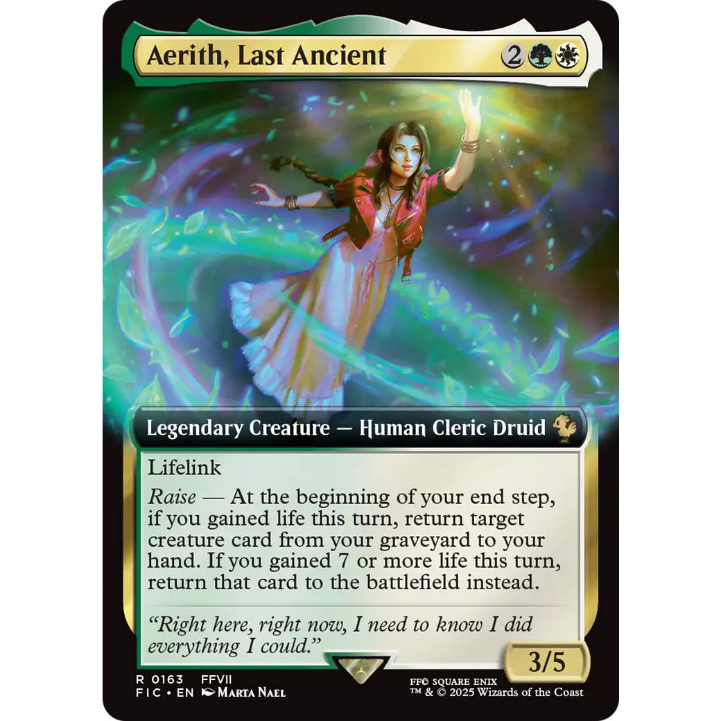 Aerith, Last Ancient (Extended Art) (Commander: FINAL FANTASY) Near Mint