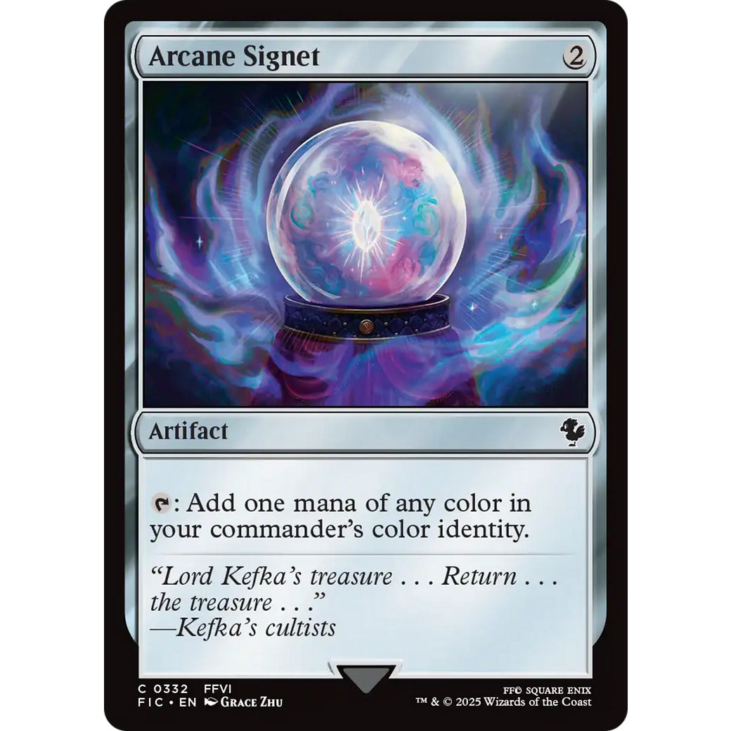 Arcane Signet (0335) (Commander: FINAL FANTASY) Light Play