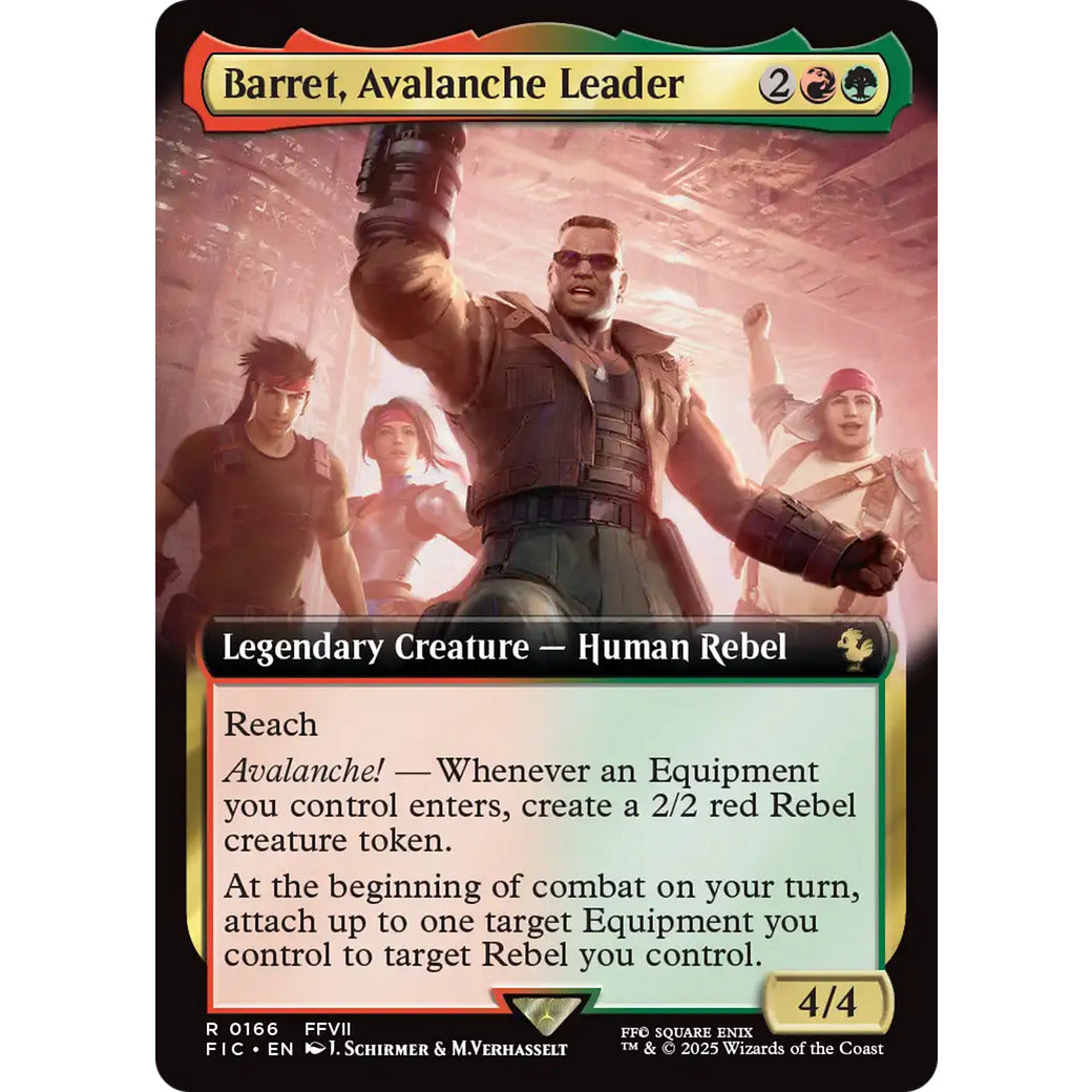 Barret, Avalanche Leader (Extended Art) (Commander: FINAL FANTASY) Near Mint