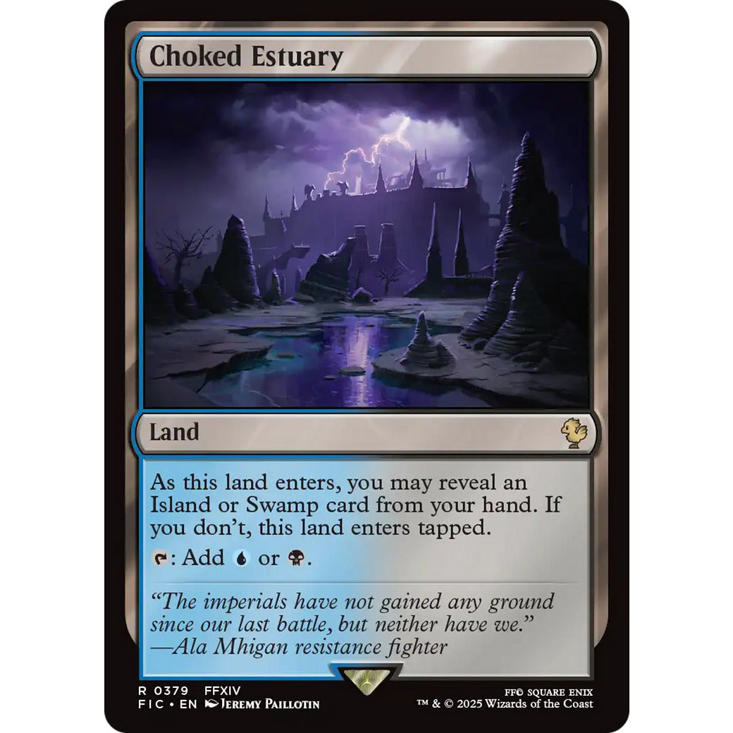 Choked Estuary (Commander: FINAL FANTASY) Light Play