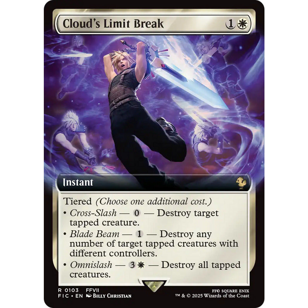 Cloud's Limit Break (Extended Art) (Commander: FINAL FANTASY) Near Mint