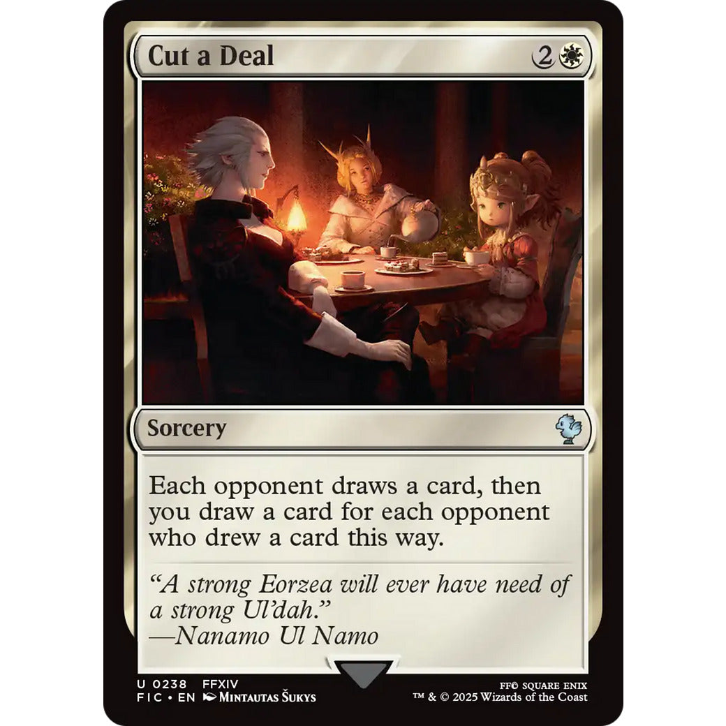 Cut a Deal (Commander: FINAL FANTASY) Light Play