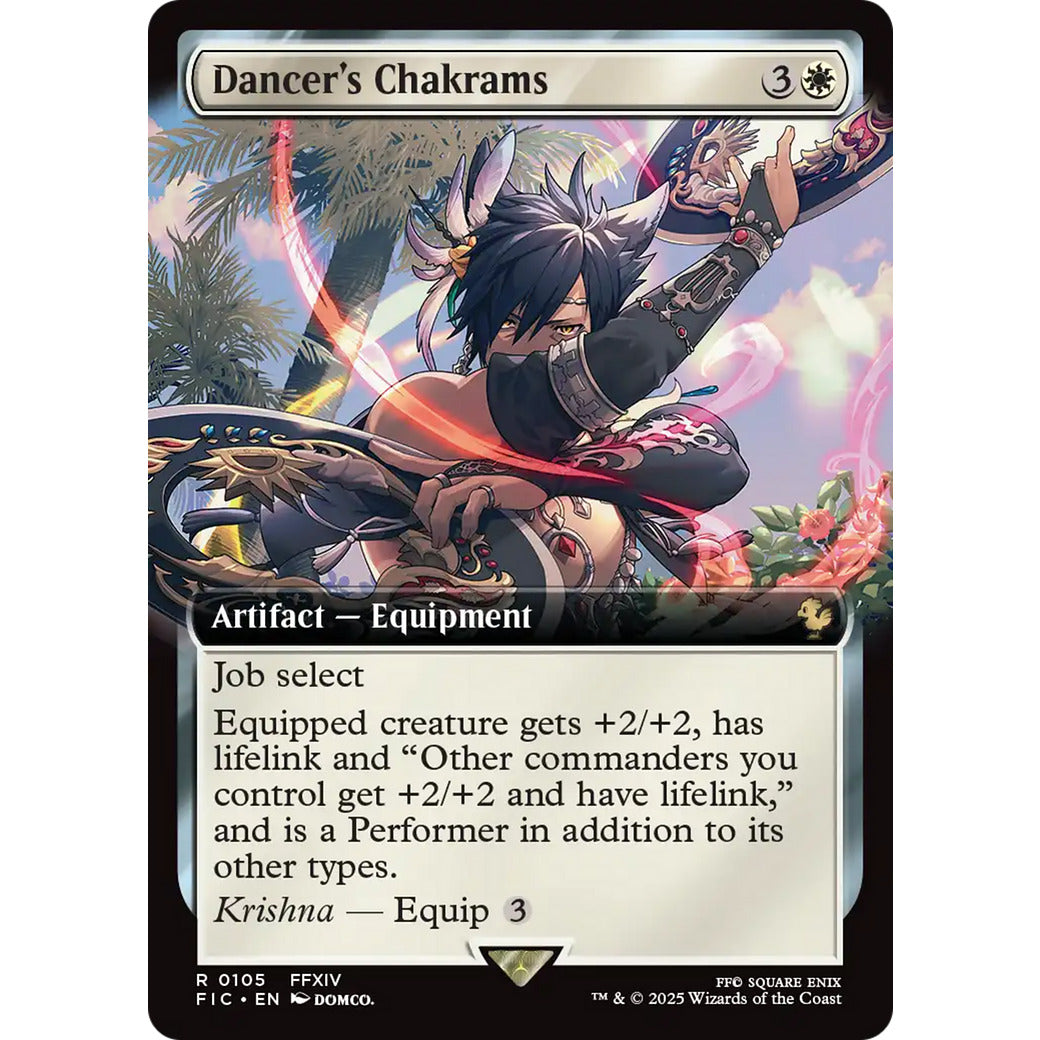 Dancer's Chakrams (Extended Art) (Commander: FINAL FANTASY) Near Mint