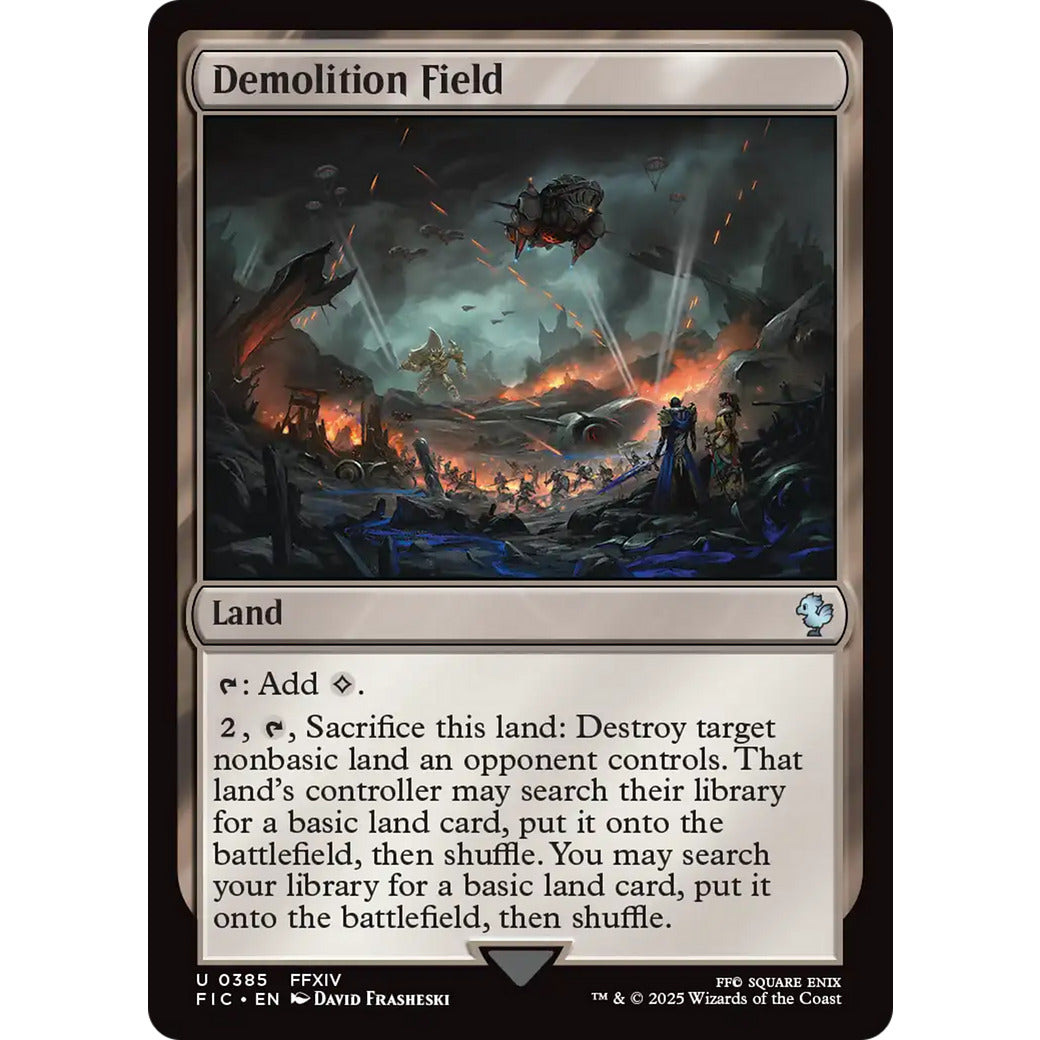 Demolition Field (Commander: FINAL FANTASY) Light Play