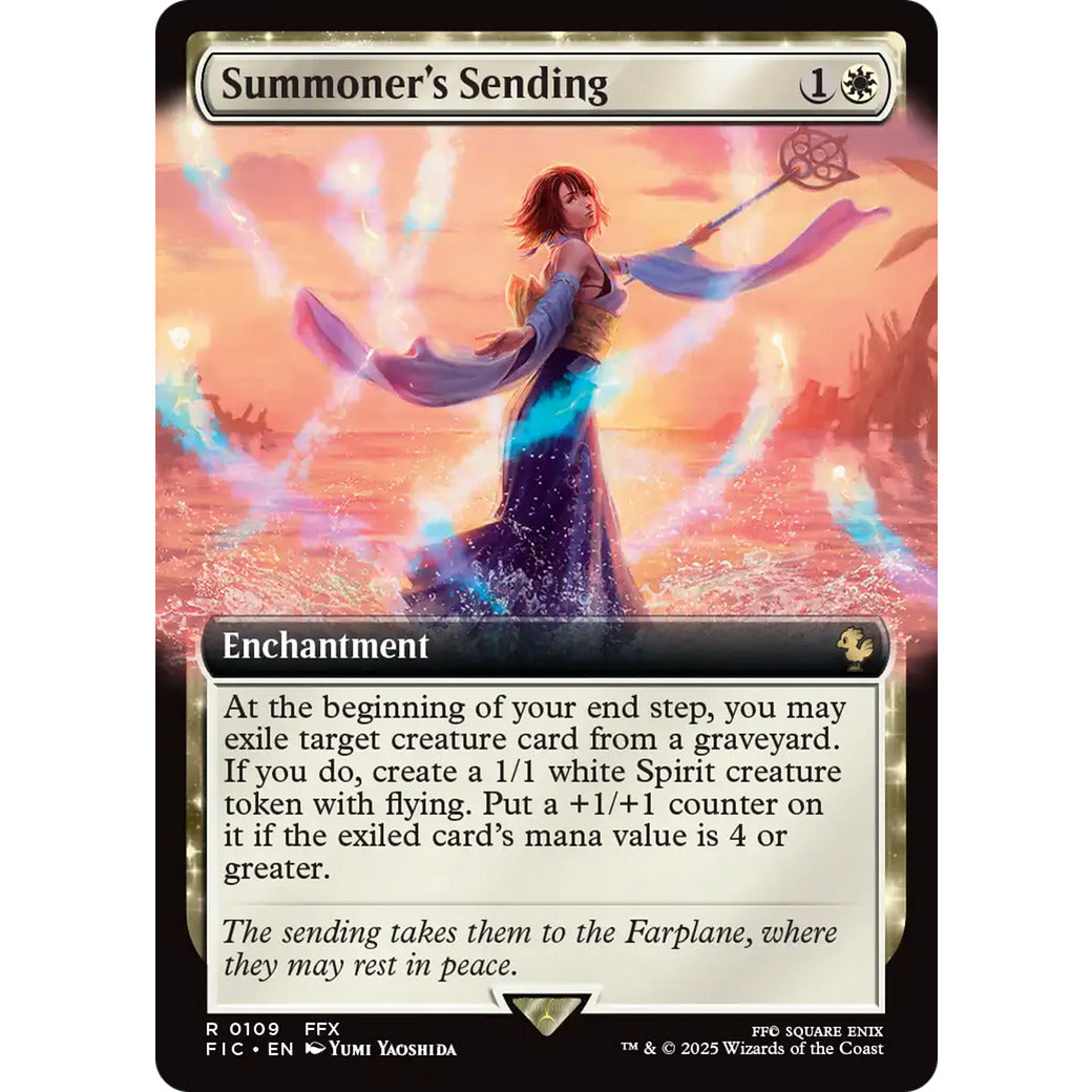 Summoner's Sending (Extended Art) (Commander: FINAL FANTASY) Near Mint