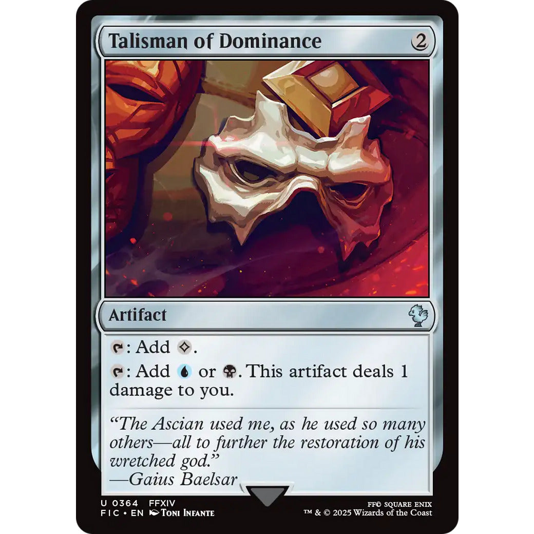 Talisman of Dominance (Commander: FINAL FANTASY) Light Play