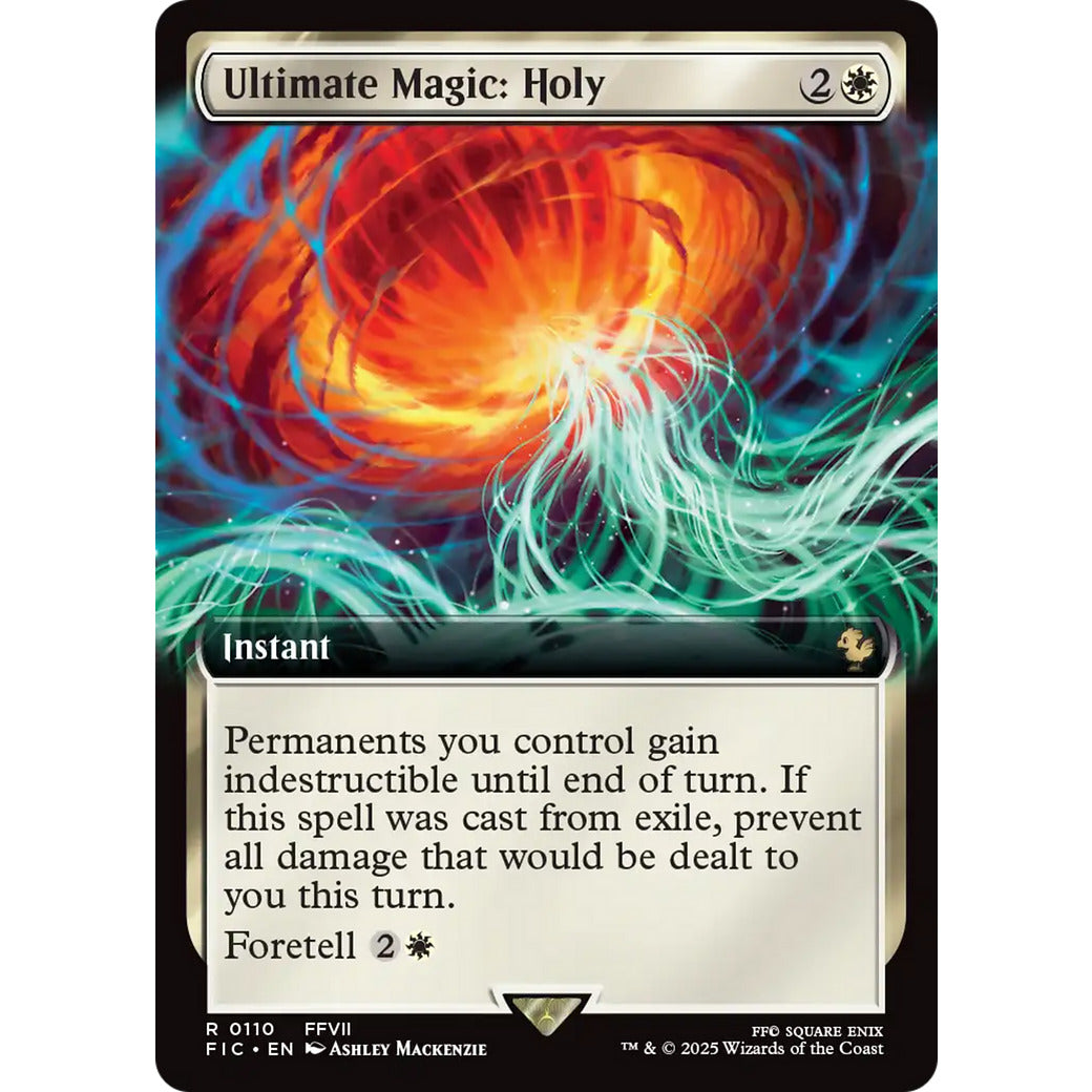Ultimate Magic: Holy (Extended Art) (Commander: FINAL FANTASY) Near Mint
