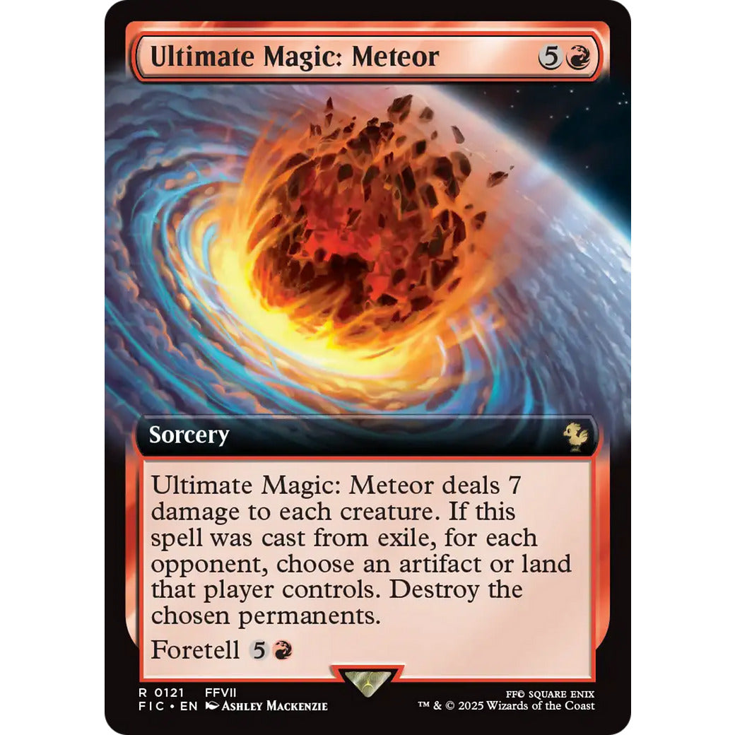 Ultimate Magic: Meteor (Extended Art) (Commander: FINAL FANTASY) Near Mint