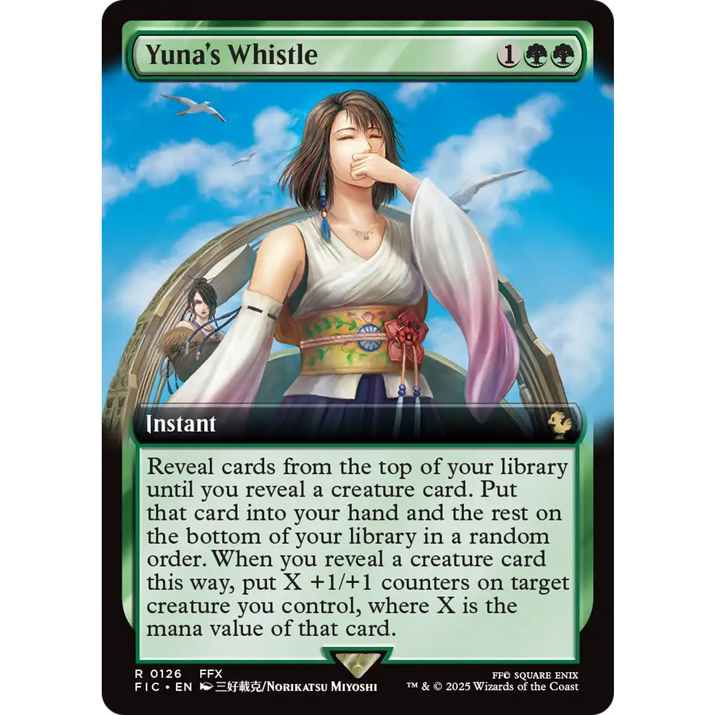 Yuna's Whistle (Extended Art) (Commander: FINAL FANTASY) Near Mint