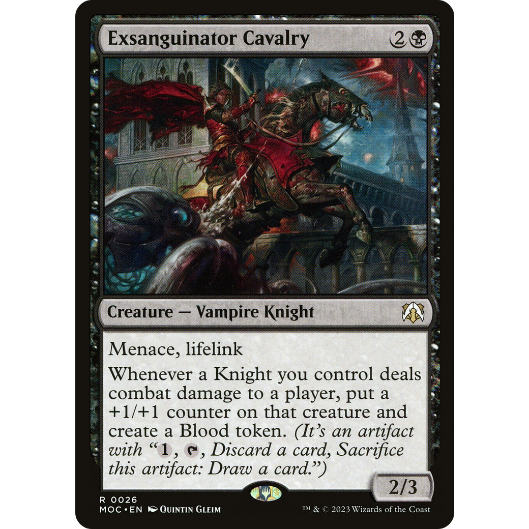 Exsanguinator Cavalry (Commander: March of the Machine) Near Mint