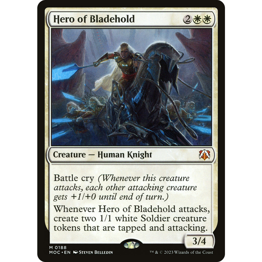 Hero of Bladehold (Commander: March of the Machine) Near Mint