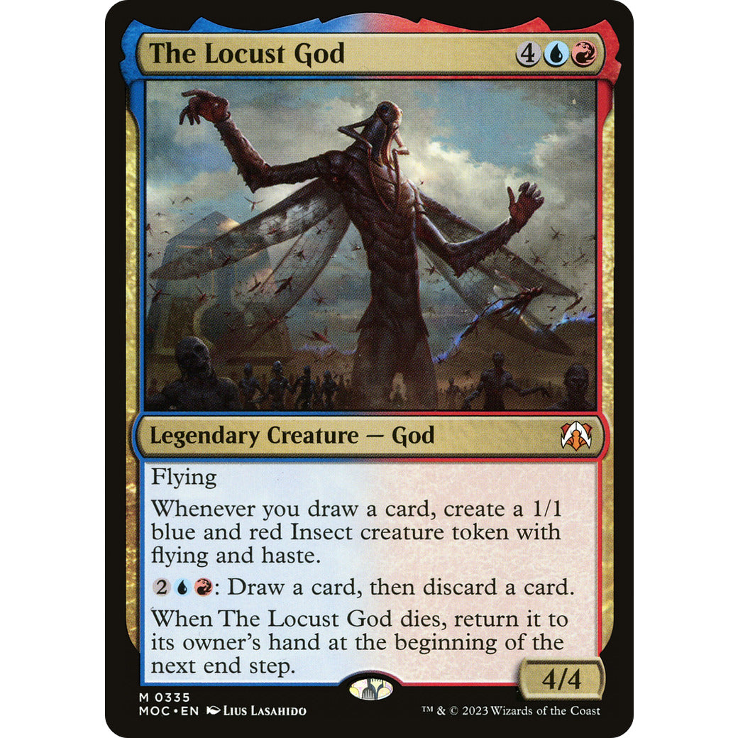 The Locust God (Commander: March of the Machine) Near Mint