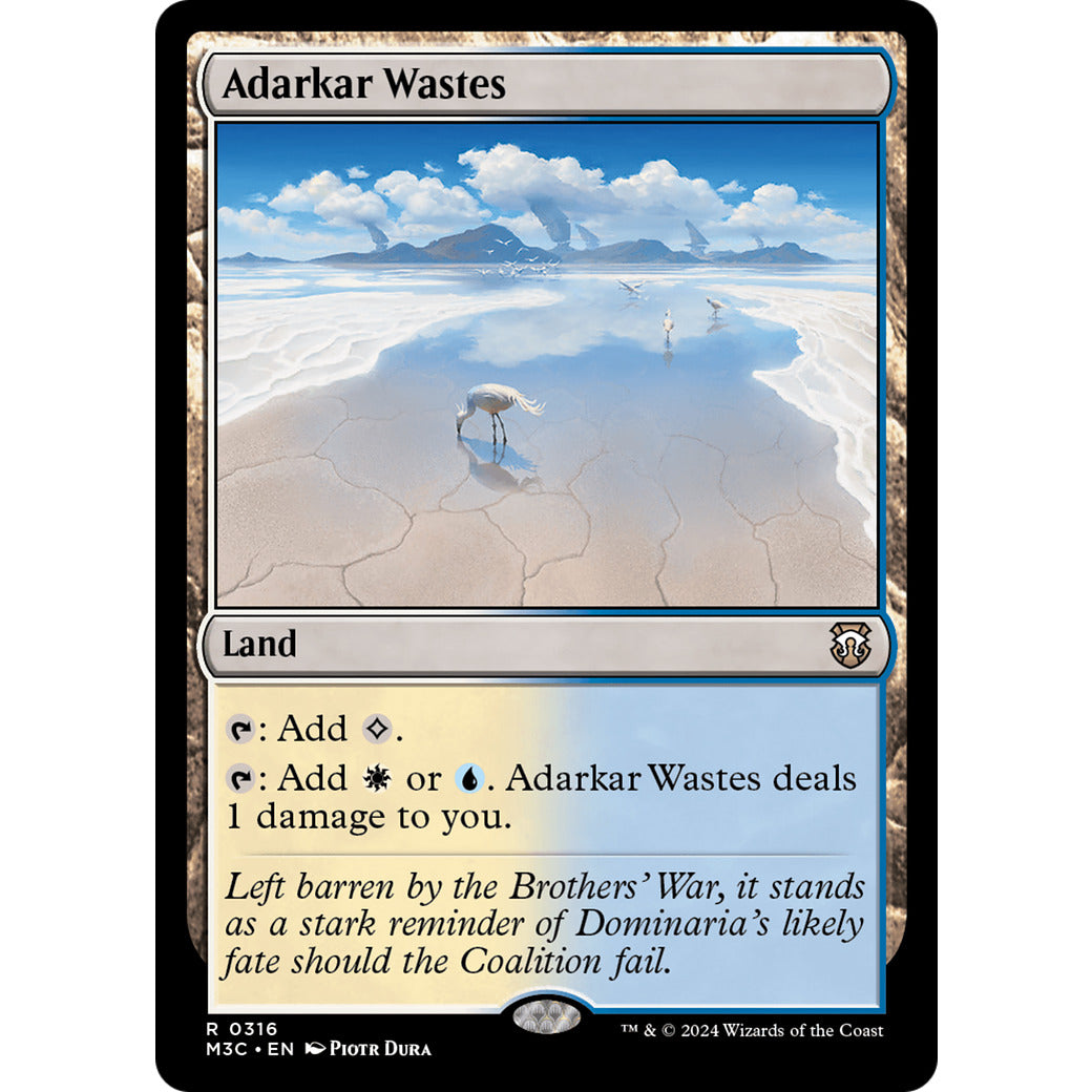 Adarkar Wastes (Commander: Modern Horizons 3) Near Mint