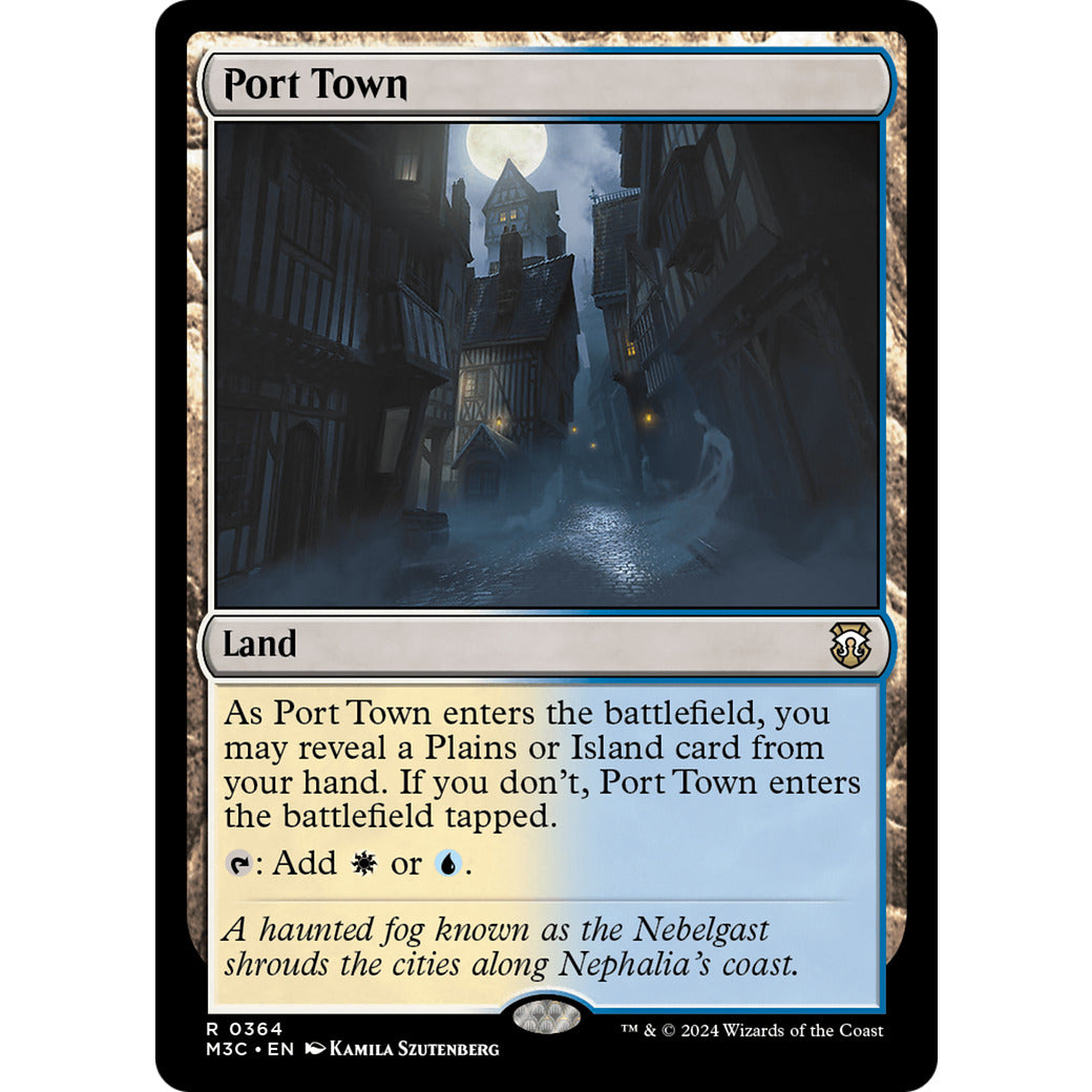 Port Town (Commander: Modern Horizons 3) Light Play