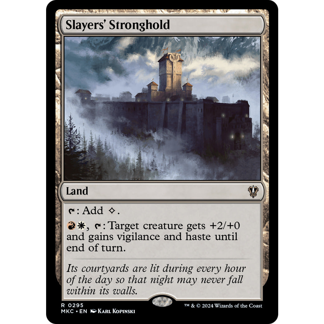 Slayers' Stronghold (Commander: Murders at Karlov Manor) Near Mint