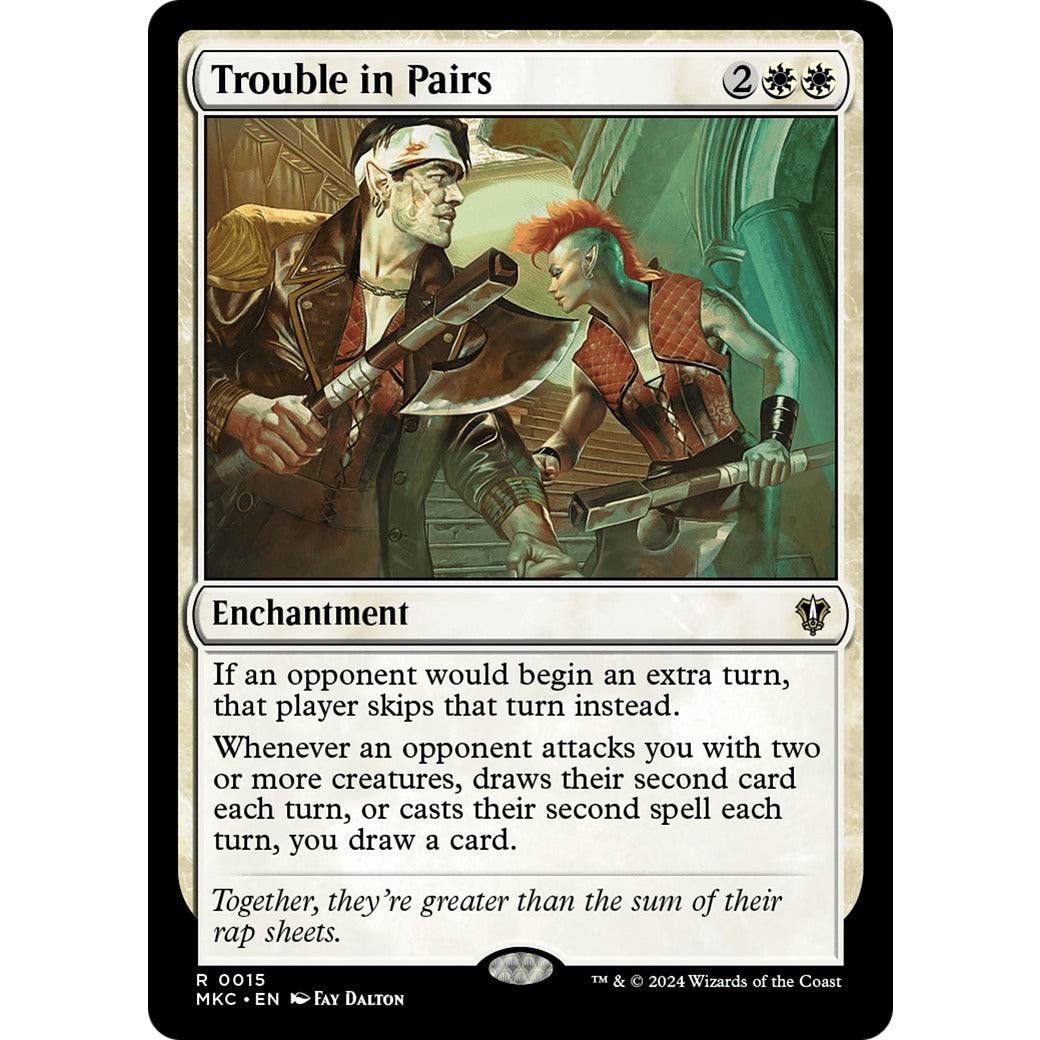 Trouble in Pairs (Commander: Murders at Karlov Manor) Near Mint