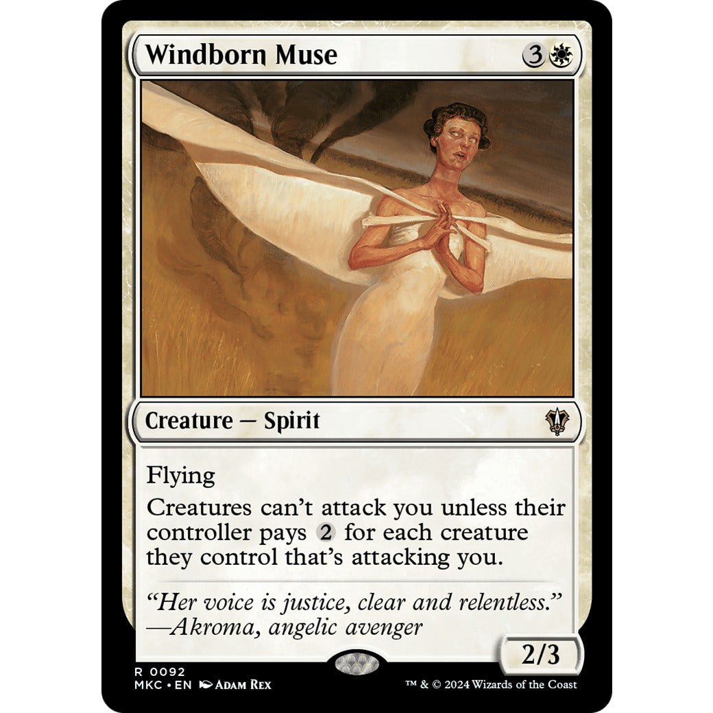 Windborn Muse (Commander: Murders at Karlov Manor) Near Mint
