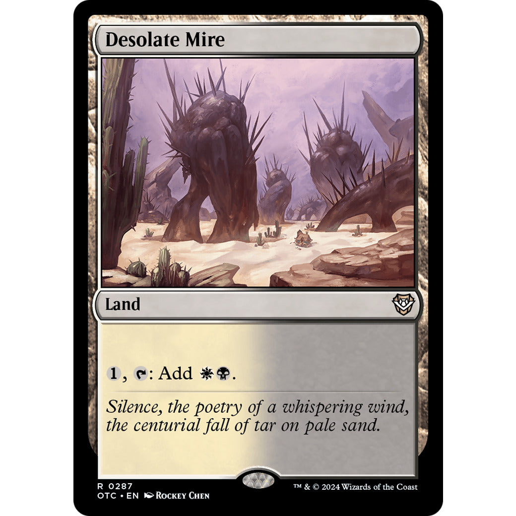 Desolate Mire (Commander: Outlaws of Thunder Junction) Near Mint