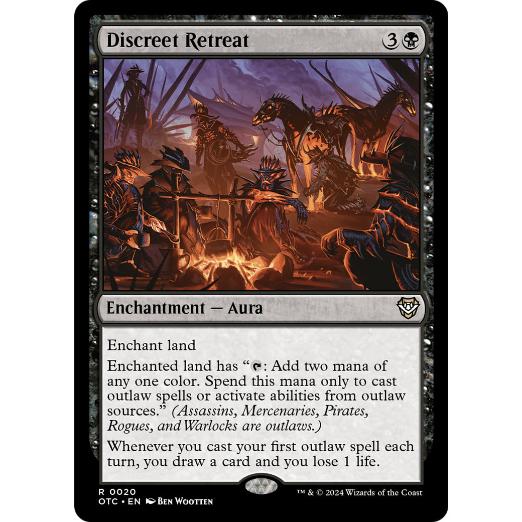 Discreet Retreat (Commander: Outlaws of Thunder Junction) Light Play
