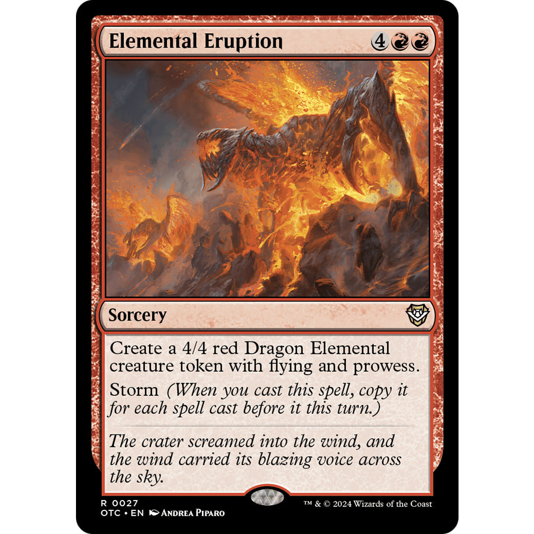Elemental Eruption (Commander: Outlaws of Thunder Junction) Near Mint
