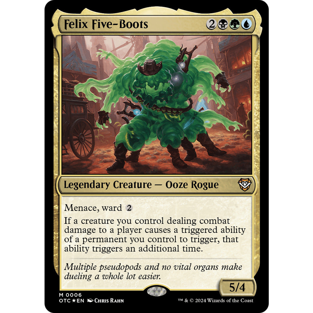 Felix Five-Boots (Commander: Outlaws of Thunder Junction) Near Mint Foil