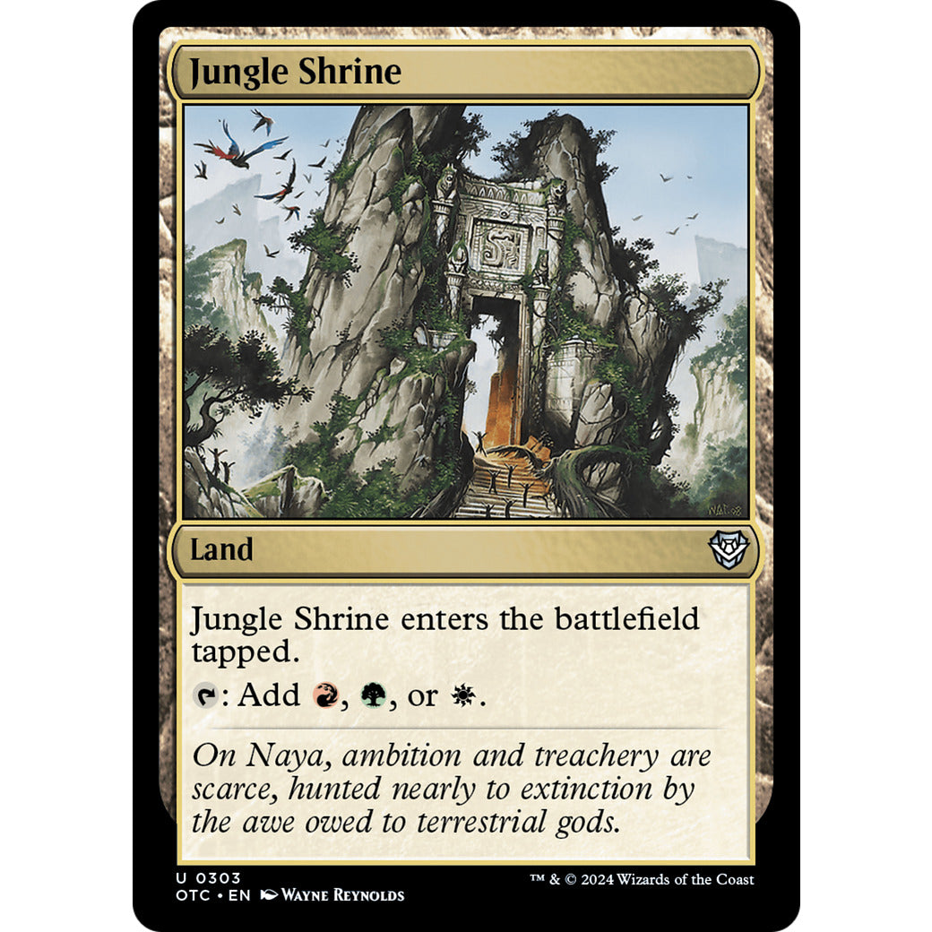 Jungle Shrine (Commander: Outlaws of Thunder Junction) Near Mint