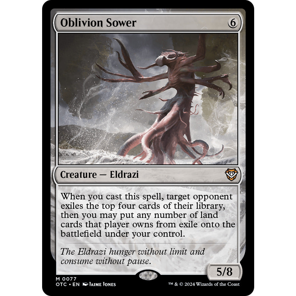 Oblivion Sower (Commander: Outlaws of Thunder Junction) Near Mint
