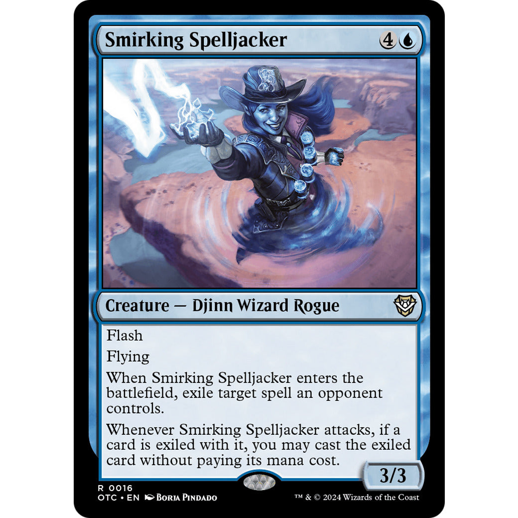 Smirking Spelljacker (Commander: Outlaws of Thunder Junction) Near Mint
