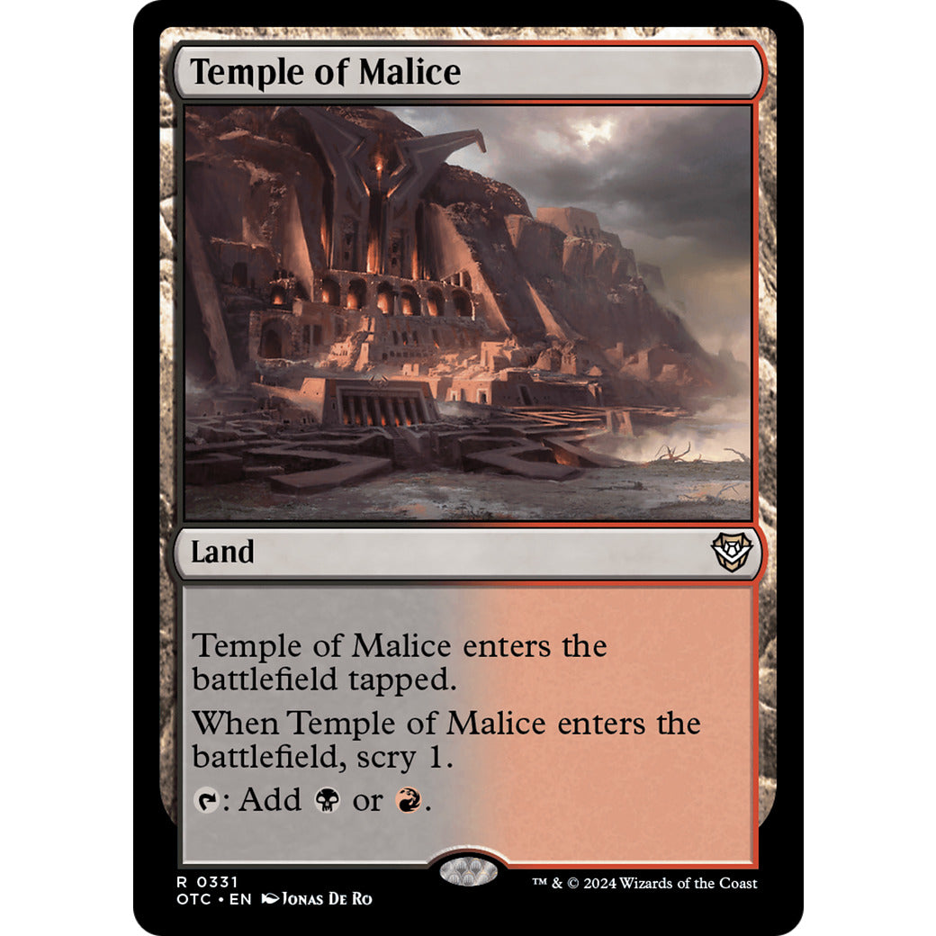 Temple of Malice (Commander: Outlaws of Thunder Junction) Near Mint