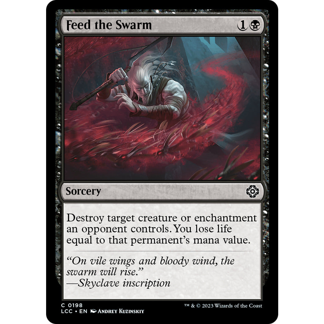 Feed the Swarm (Commander: The Lost Caverns of Ixalan) Light Play