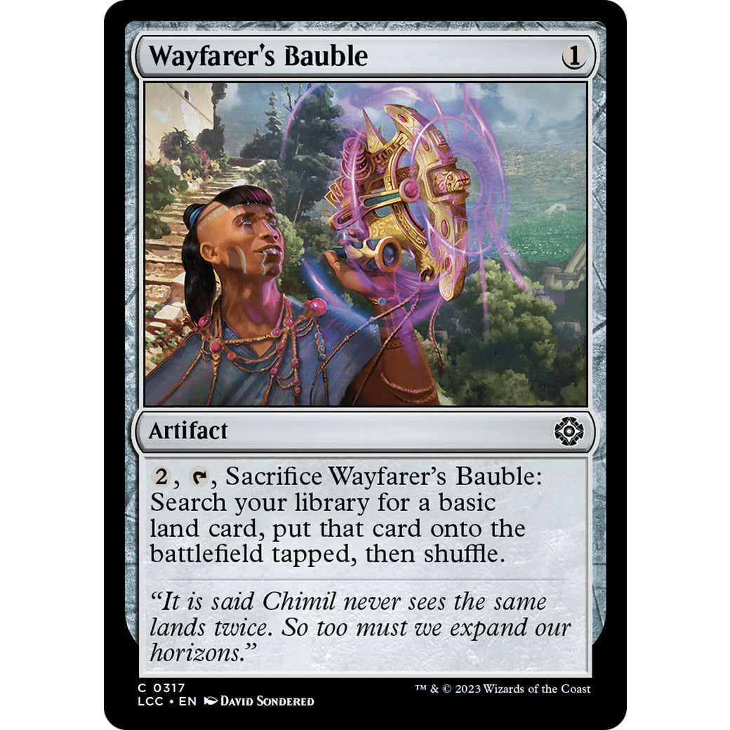 Wayfarer's Bauble (Commander: The Lost Caverns of Ixalan) Light Play