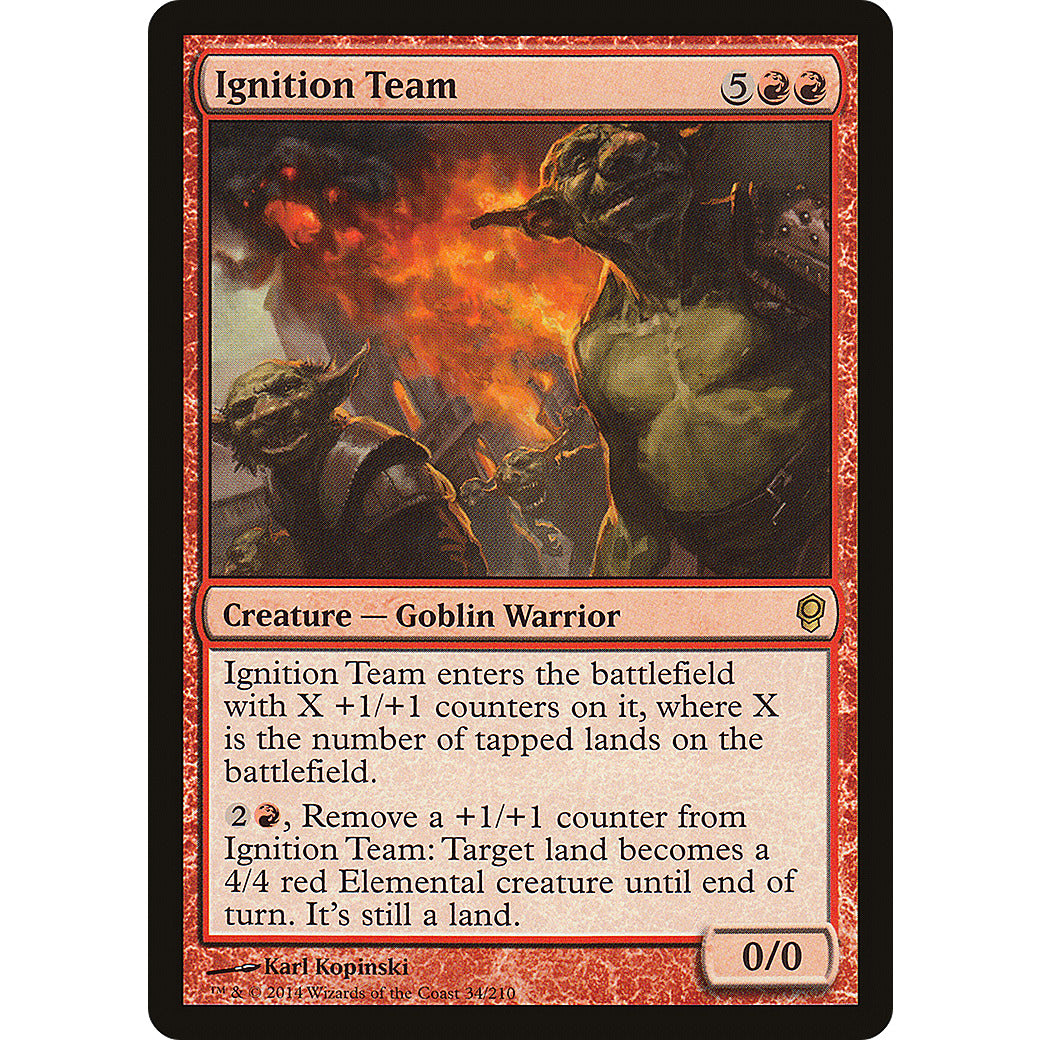 Ignition Team (Conspiracy) Light Play