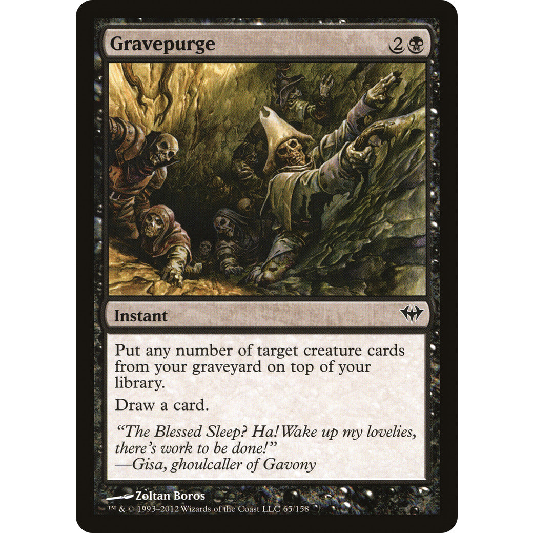 Gravepurge (Dark Ascension) Light Play