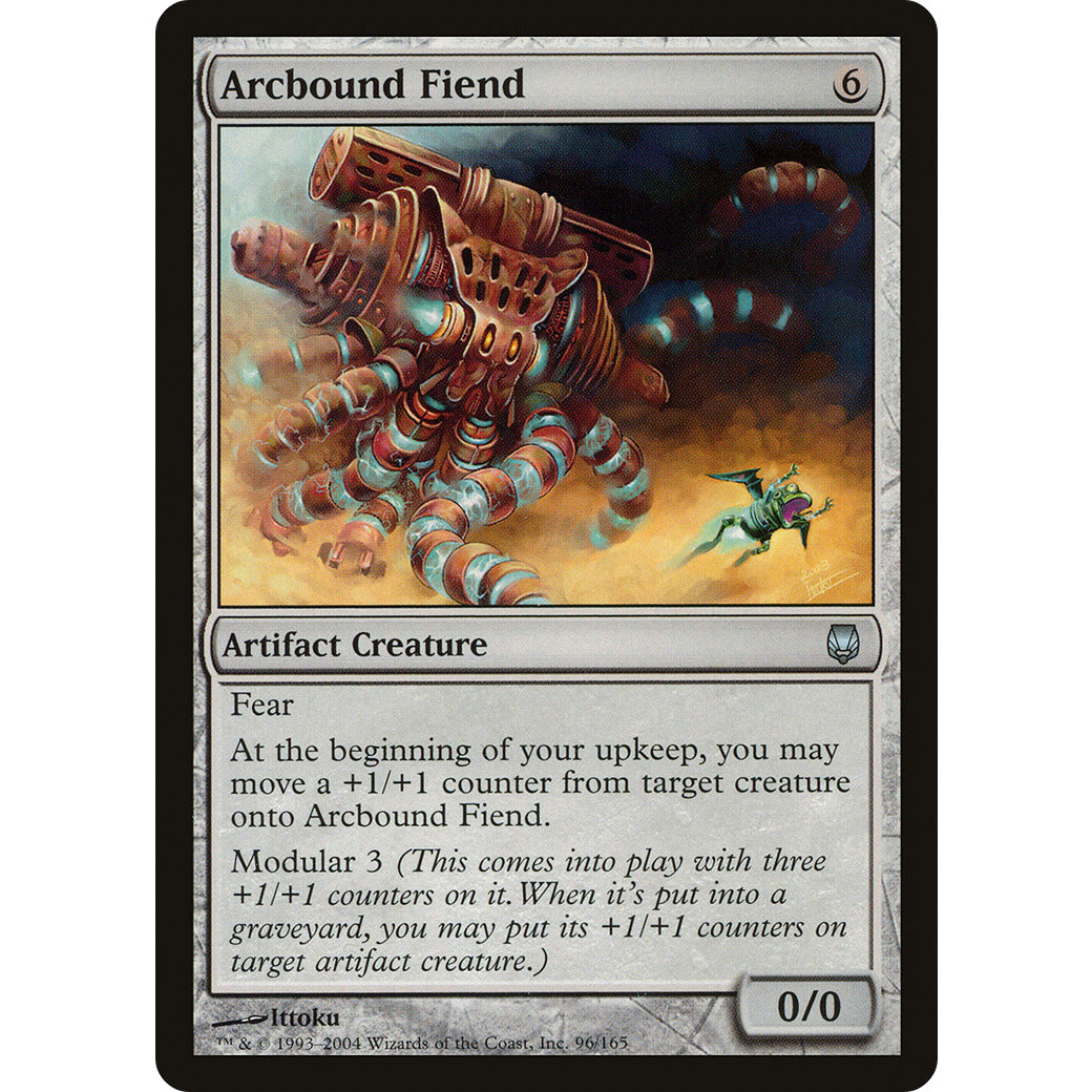 Arcbound Fiend (Darksteel) Light Play