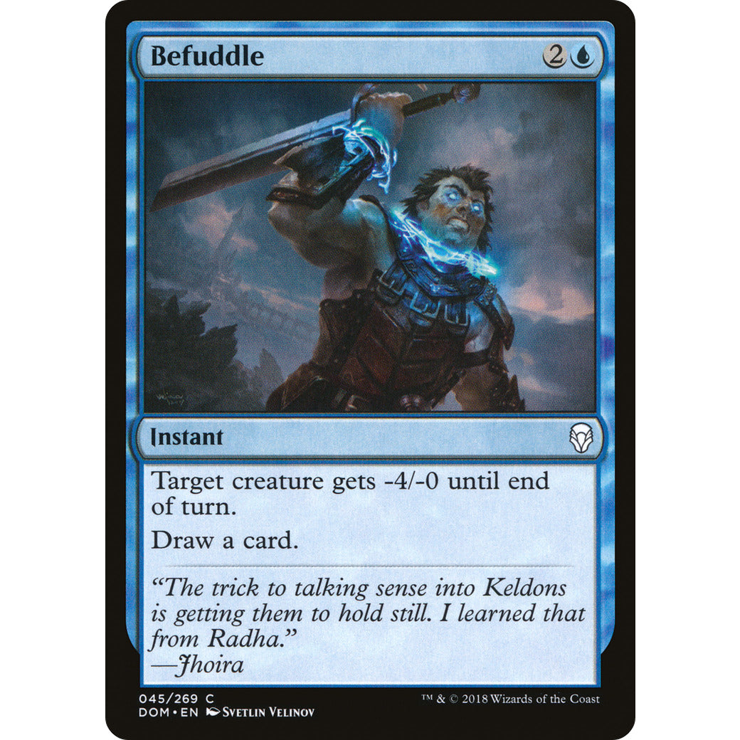 Befuddle (Dominaria) Light Play Foil