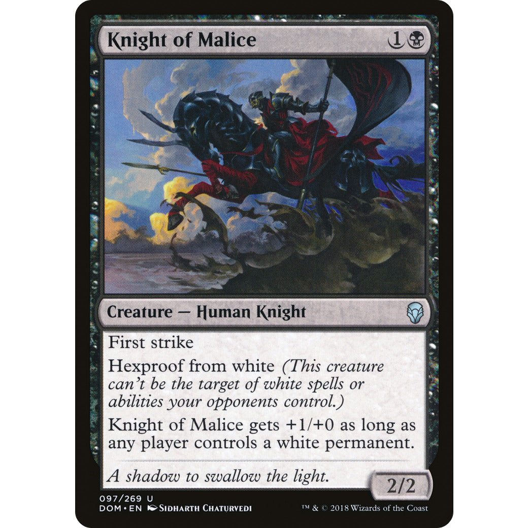 Knight of Malice (Dominaria) Light Play