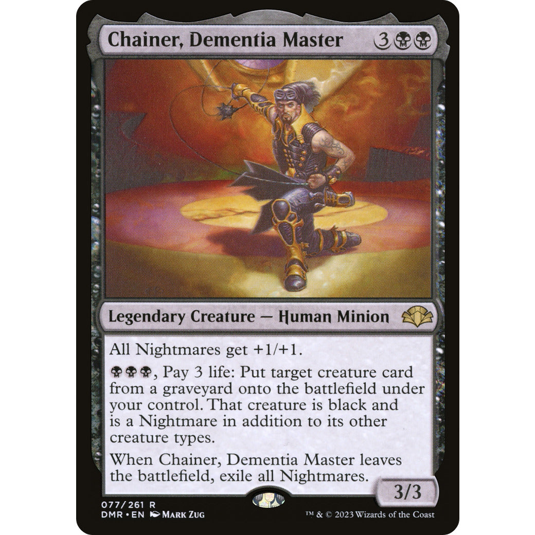 Chainer, Dementia Master (Dominaria Remastered) Near Mint