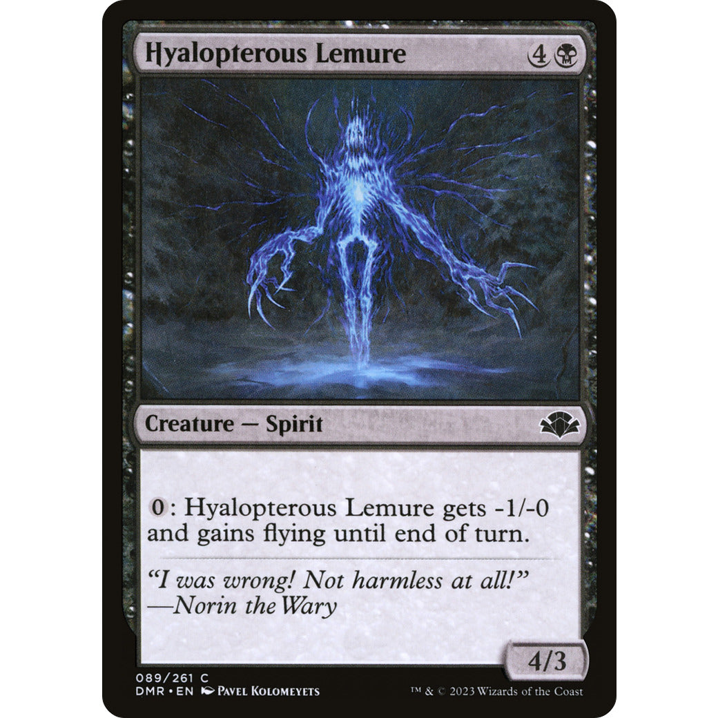 Hyalopterous Lemure (Dominaria Remastered) Near Mint Foil