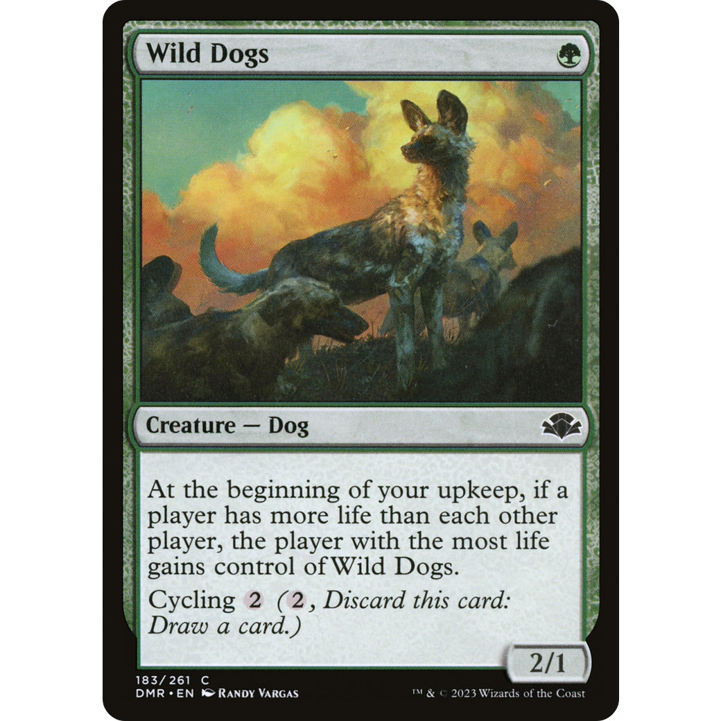 Wild Dogs (Dominaria Remastered) Near Mint Foil