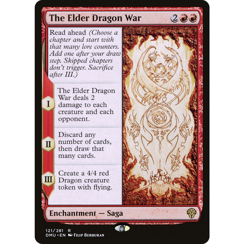 The Elder Dragon War (Dominaria United) Light Play