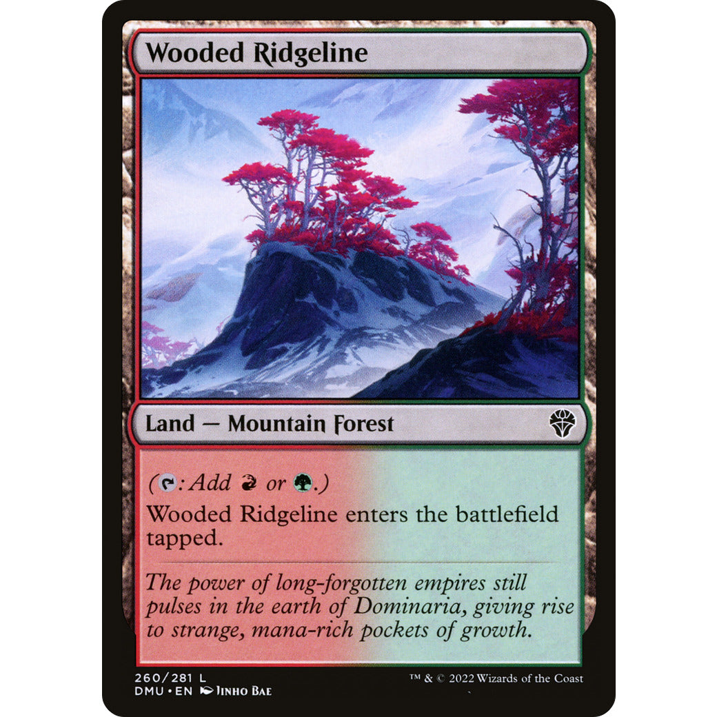 Wooded Ridgeline (Dominaria United) Light Play