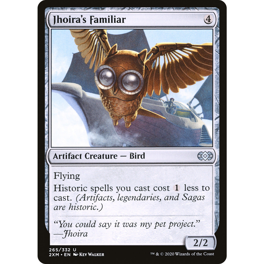 Jhoira's Familiar (Double Masters) Light Play