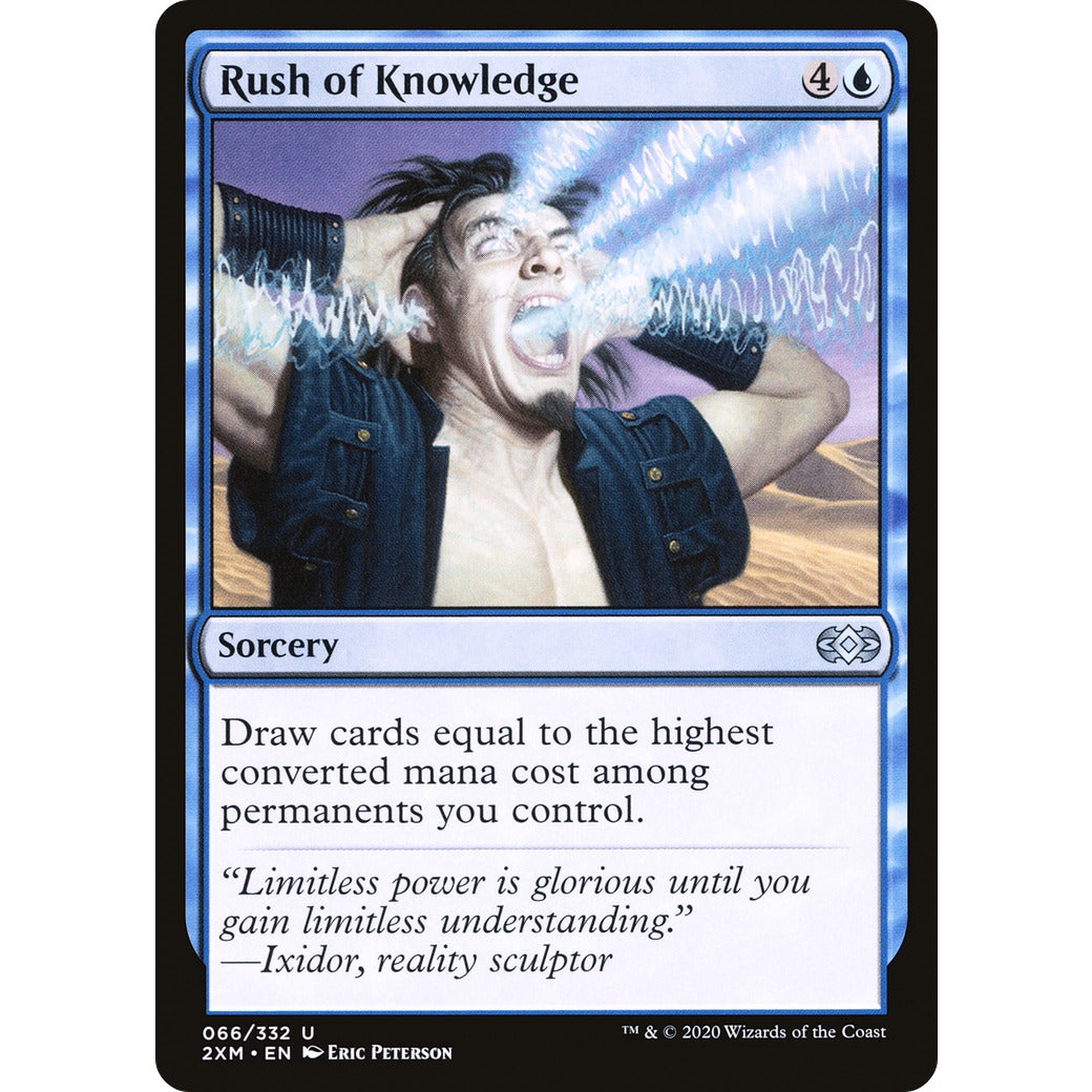 Rush of Knowledge (Double Masters) Light Play