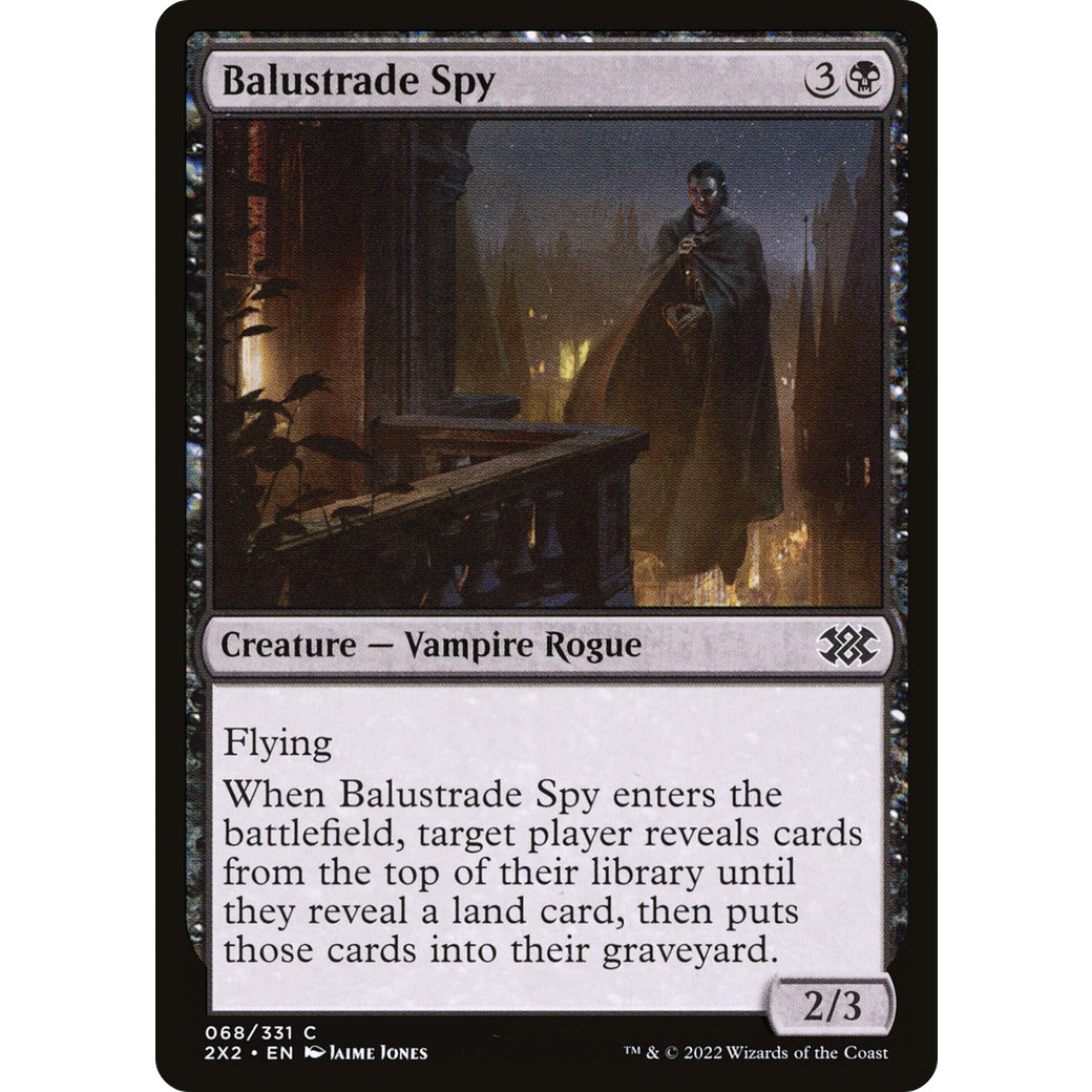 Balustrade Spy (Double Masters 2022) Light Play Foil