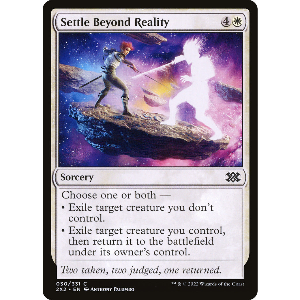 Settle Beyond Reality (Double Masters 2022) Light Play Foil