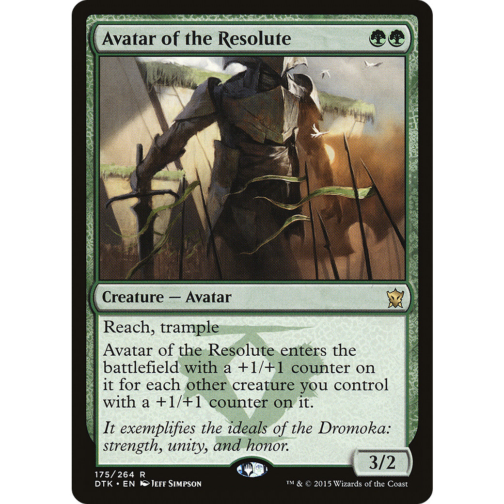 Avatar of the Resolute (Dragons of Tarkir) Light Play