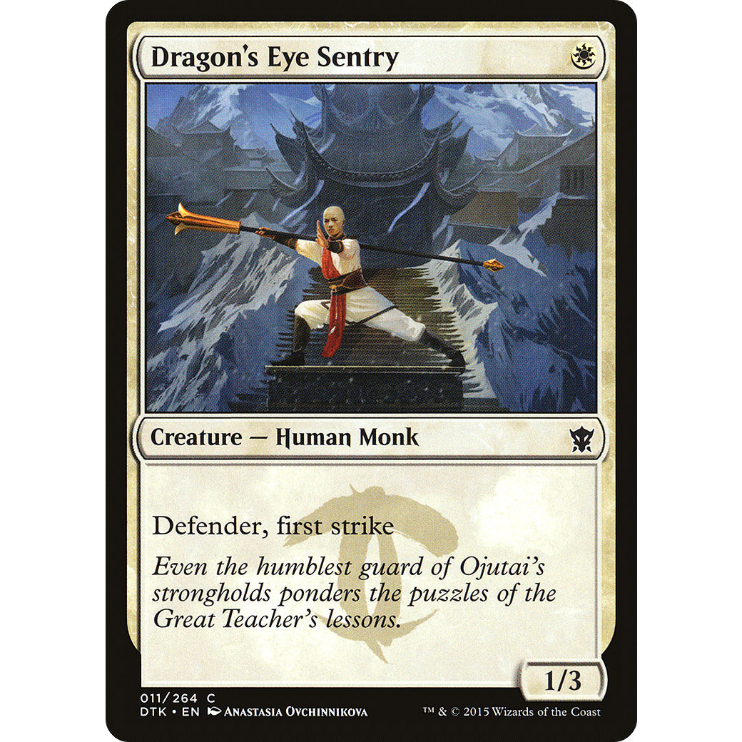 Dragon's Eye Sentry (Dragons of Tarkir) Light Play Foil