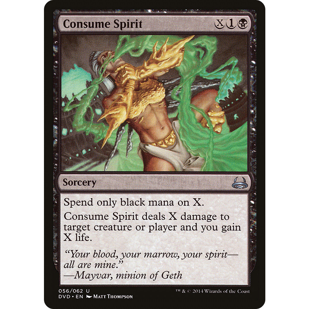 Consume Spirit (Duel Decks: Anthology) Light Play