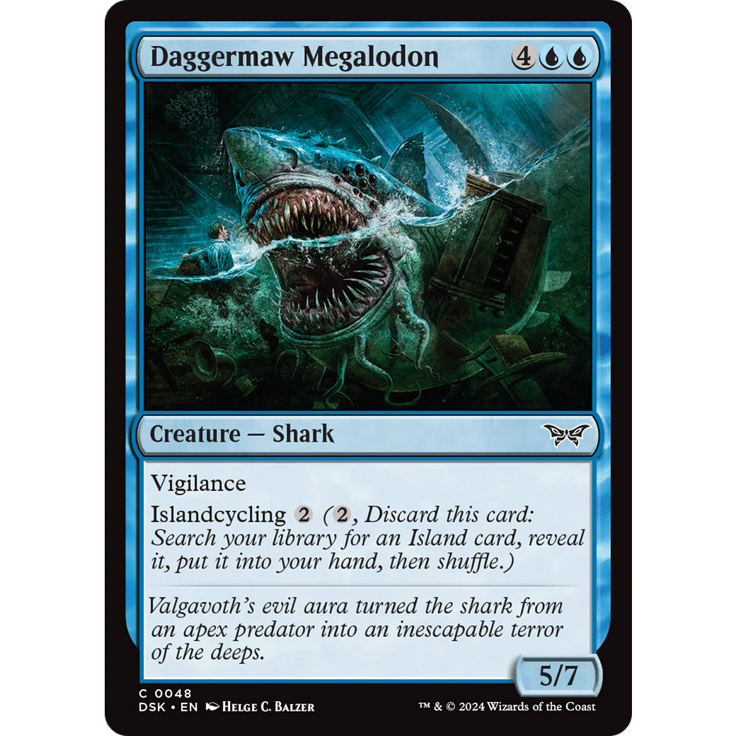 Daggermaw Megalodon (Duskmourn: House of Horror) Near Mint Foil